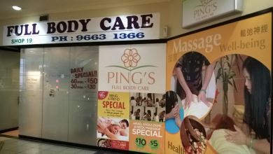 Ping's Full Body Care Bourke Street